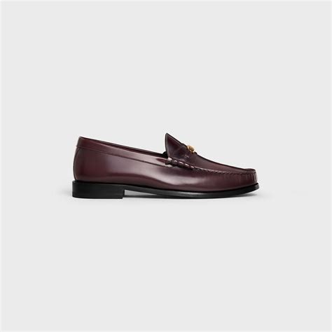 celine loafers triomphe|Women's Celine Luco Triomphe in polished bull loafers .